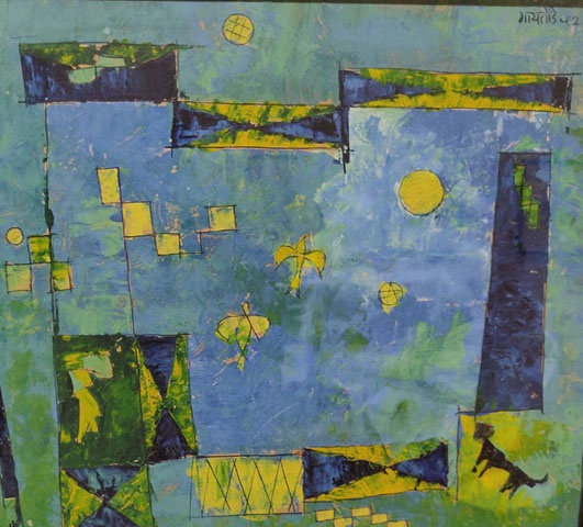 Vs Gaitonde S Paintings Technique And Processes