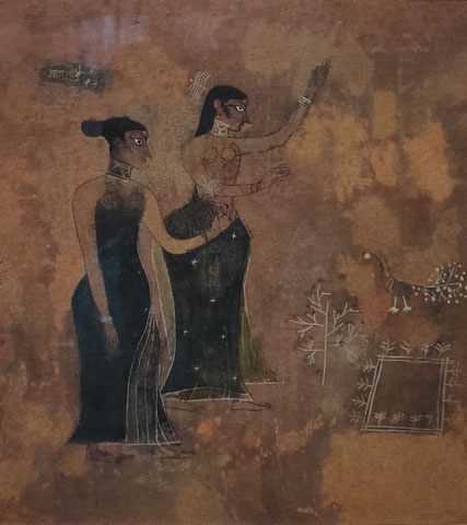 Vs Gaitonde S Paintings Technique And Processes